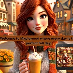 Ella holding a pumpkin spice latte on a perfect fall day in Maplewood